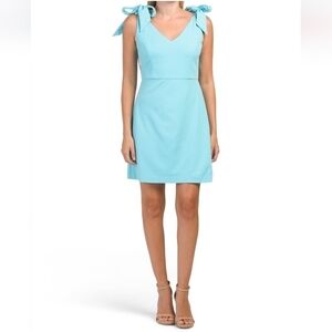 Bcbg Bow Shoulder Dress